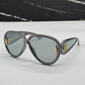 NEW LOEWE LW40132I 05X GRAY/BLUE UNISEX SUNGLASSES LOEWE